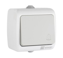 Мурманск Кнопка звонка 1-клавишная 10А IP54 серая EKF  EFZ10-026-30-54  EKF