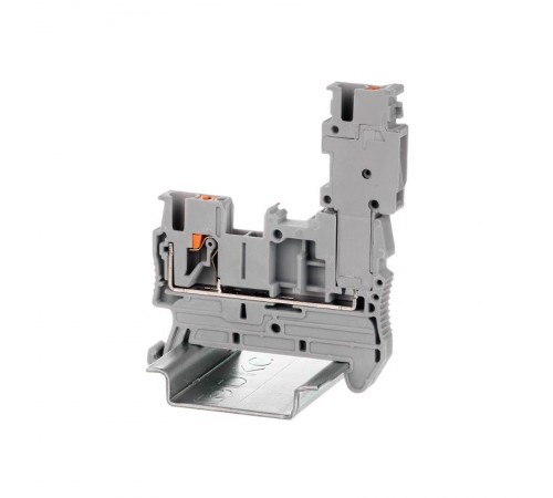 Штекер зажим push-in, 1 точка подключения, 2.5 кв.мм, серая  VPR-P-2.5-1  DKC