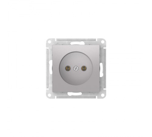 AtlasDesign Алюминий Розетка без заземления без шторок, 16А, механизм, быстрозажимные клеммы  ATN000341S  SE