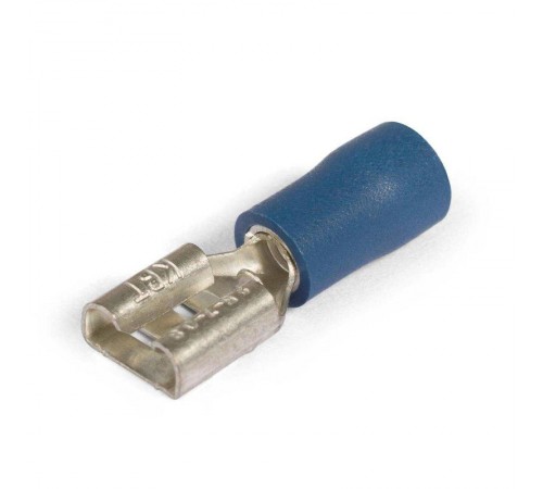 Разъем виброустойчевый плоский ВРПИ-М 2,5-(6,3) (100шт/упак)  59129  КВТ