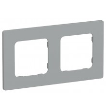 FLITE Classic Рамка 2-ая РУ-2-К-ФлС серый  FI-M22-32-20-K03  IEK