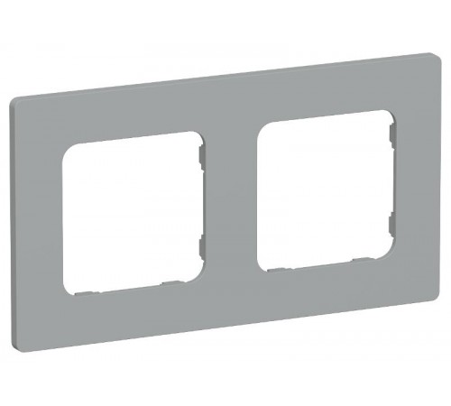 FLITE Classic Рамка 2-ая РУ-2-К-ФлС серый  FI-M22-32-20-K03  IEK