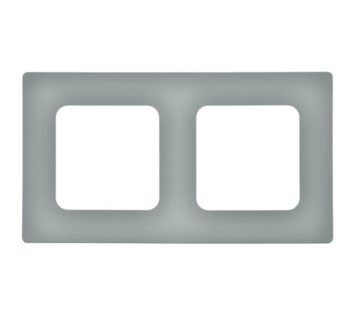 FLITE Classic Рамка 2-ая РУ-2-К-ФлС серый  FI-M22-32-20-K03  IEK