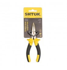 Тонкогубцы изогнутые 1000В 160 мм, SHTOK  376277  КЭАЗ