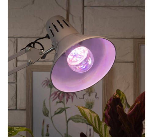 Лампа светодиодная фито для растений 11Вт E27 белый спектр FITO-11W-Ra90-E27  Б0039172  ЭРА