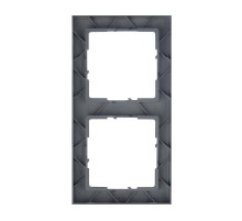 SUNO Рамка декоративная универсальная 2-постовая Цвет "Плюмаж"  721542  Legrand