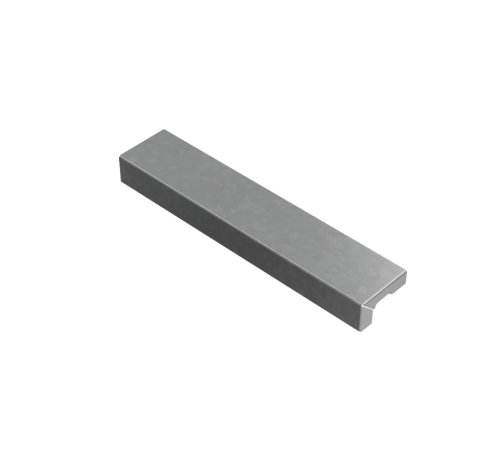 Переходник по высоте 50-80х300 мм "ПЛЮС" INOX304  PDHplus50-80-300 INOX304  КМ - профиль