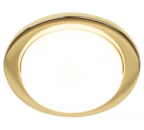 Светильник встраиваемый точечный под лампу GX53 KL70 GD /1 тонкий, 220V, 13W, золото  Б0048954  ЭРА