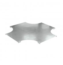 Крышка на ответвитель DPX Х-образный горизонтальный 100, в комплекте с креп. эл. и соед. пластинами, необходимыми для монтажа, горячеоцинкованная  SK