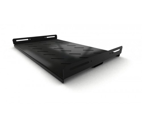 Полка стационарная TSH3M-300-RAL9004 усил.,гл.300мм,с бок.креп.,нагр.до 50 кг,д.шк.сер.TTB,TTBR,TTC2,TWB,TWM,TWFS,485х300мм ,черн  397125 Hyperline