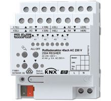 Актуатор жалюзи, 4-канальная AC 230 V  2504REGHER  Jung