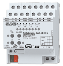 Актуатор жалюзи, 4-канальная AC 230 V  2504REGHER  Jung