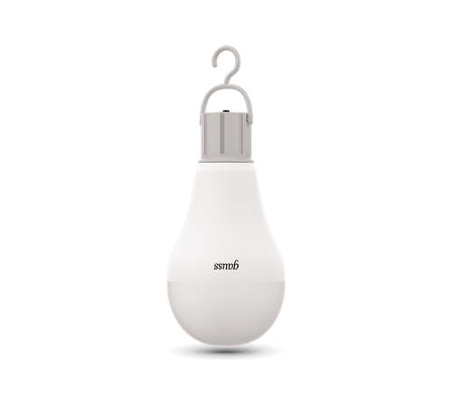 Лампа светодиодная LED A60 7W E27 450lm 3000K с Li-Ion аккумулятором 1/10/60  102402107  Gauss