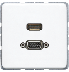 Мультимедиа-розетка MACD1173WW Jung