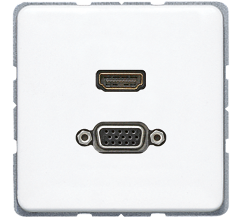 Мультимедиа-розетка MACD1173WW Jung