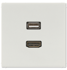 Мультимедиа разъём MALS1163LG Jung