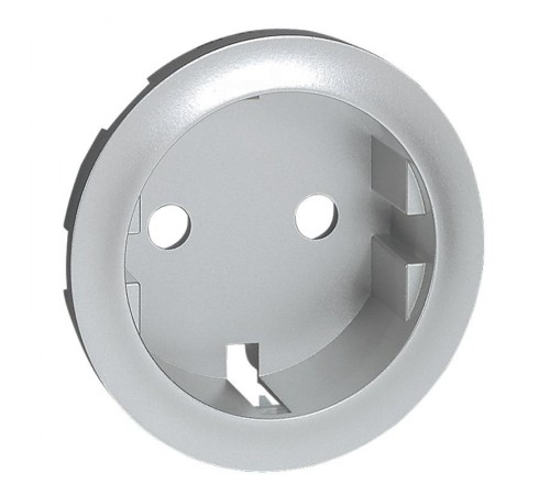 Celiane Титан Накладка розетки с/з, для винт и безвинт зажимов (мех 67153, 67161)  068431  Legrand