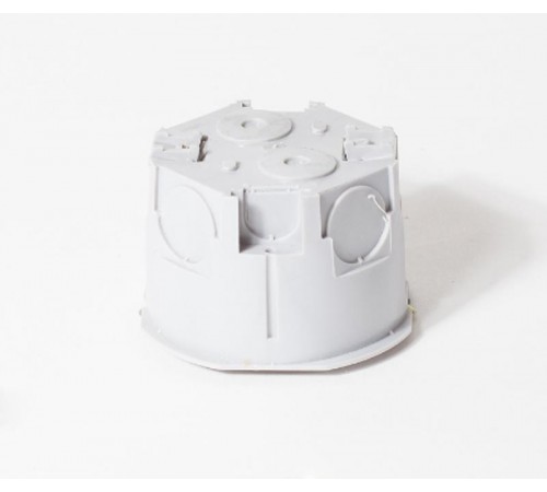 Коробка установочная одно/постовая, для г/к пластиковыми лапками D=65, H=45, IP30  KMS 003  SPL
