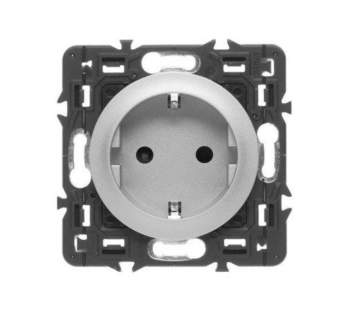 Celiane Титан Накладка розетки с/з, для винт и безвинт зажимов (мех 67153, 67161)  068431  Legrand