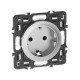 Celiane Мех Розетка с/з с защ. штор., безвинт зажим 2 мод (для накл.68131,68431,66227,64927)  067153  Legrand