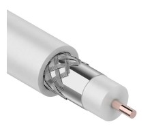 Кабель коаксиальный магистральный RG-11U, 75 Ом, CCS/Al/Al, 83%, бухта 305 м, белый  01-3001  REXANT