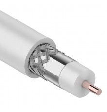 Кабель коаксиальный магистральный RG-11U, 75 Ом, CCS/Al/Al, 83%, бухта 305 м, белый  01-3001  REXANT