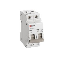 Выключатель автоматический ВА 47-63N DC 2P 5А (C) 6kA PROXIMA  M63DC625C  EKF
