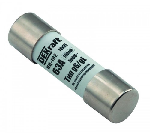 Предохранитель цилиндрический 20A 14x51 ПЦ-102  21377DEK  DEKraft