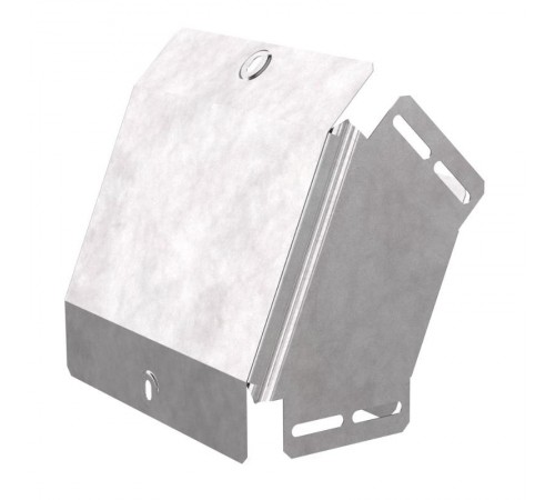 Угол вертикальный внешний 45 градусов с крышкой Стандарт 200х100  PR16.0454  Промрукав