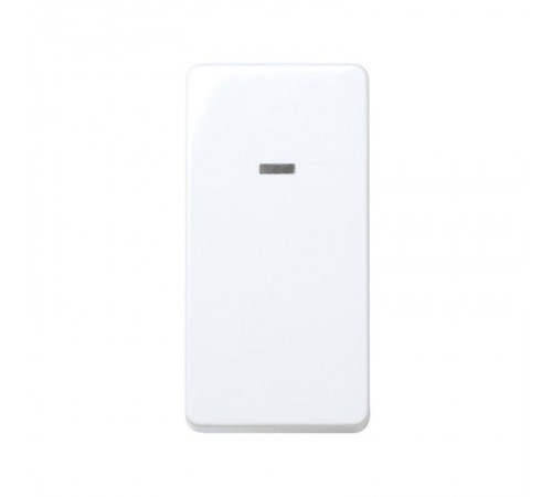 Simon 27 Выключатель 1-кл проходной с 3-х мест с подсветкой, 10А 250В, узкий модуль, S27, белый  27254-64  Simon