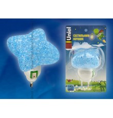 Светильник-ночник DTL-309-Звездочка/BLUE/1LED/01W выключатель на корпусе.  10334  Uniel