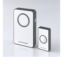 Звонок беспроводной 38M IP20 DBQ27M WL Белый/Чёрный  a055695  Elektrostandard