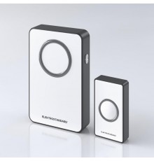Звонок беспроводной 38M IP20 DBQ27M WL Белый/Чёрный  a055695  Elektrostandard