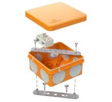 Коробка огнестойкая разветвительная для о/п двухкомпонентная 60-0210-FR6.0-4-2-Р Е15-Е60 80х80х40  60-0210-FR6.0-4-2-Р  Промрукав