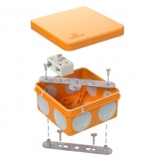 Коробка огнестойкая разветвительная для о/п двухкомпонентная 60-0210-FR6.0-4-2-Р Е15-Е60 80х80х40  60-0210-FR6.0-4-2-Р  Промрукав