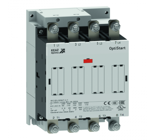Контактор OptiStart K-AF-400-40-00-E400 с катушкой AC/DC с электронным управлением  370946  КЭАЗ