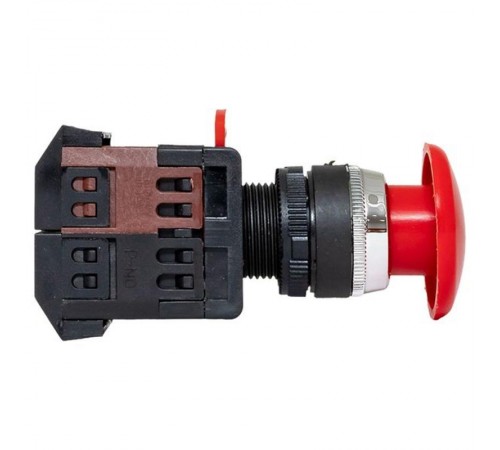 Кнопка AEAL-22  красная с фиксацией NO+NC Грибок EKF PROxima  pbn-aeal-r  EKF