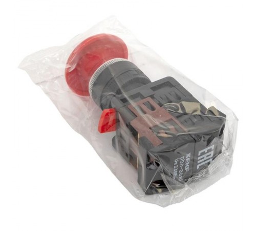 Кнопка AEAL-22  красная с фиксацией NO+NC Грибок EKF PROxima  pbn-aeal-r  EKF