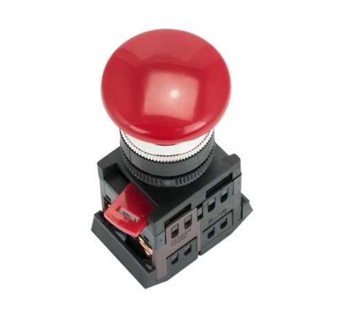 Кнопка AEAL-22  красная с фиксацией NO+NC Грибок EKF PROxima  pbn-aeal-r  EKF