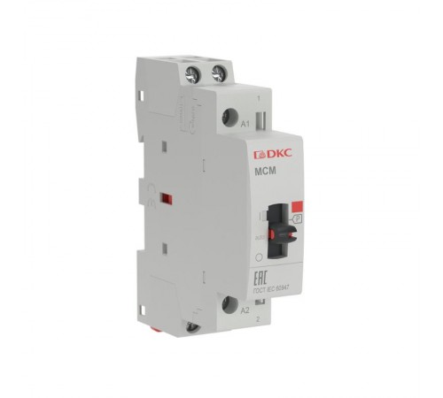 Контактор модульный YON max MCМ 2п 25A 240В 2НО с ручным управлением  MCM-25-20-A240  DKC