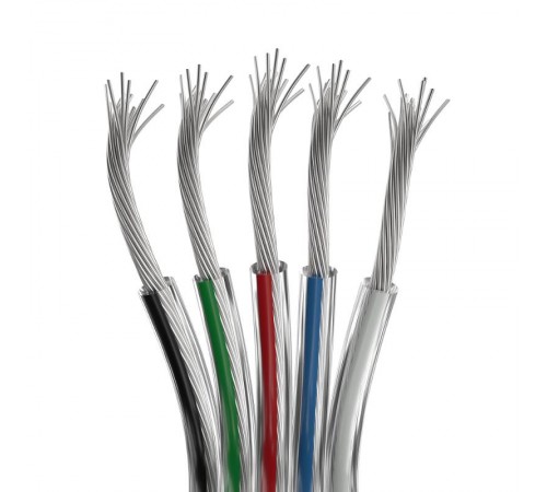 Шлейф питания ARL-20AWG-CLEAR-5Wire-CU (Arlight, -)  034966  Arlight