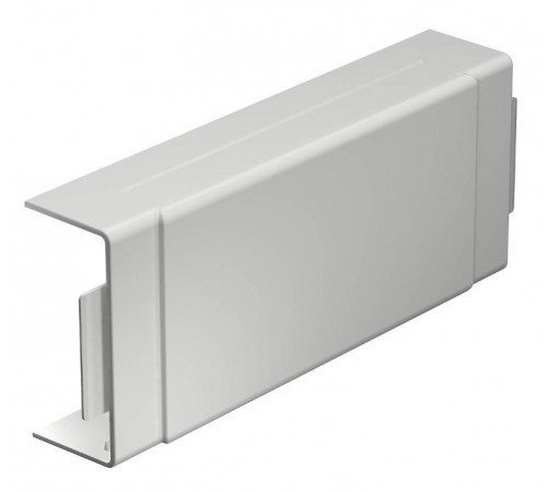 Крышка Т-образной секции кабельного канала WDK 40x90 мм (ПВХ,светло-серый) (WDK HK40090LGR)  6182933  OBO Bettermann