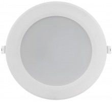 Светильник светодиодный встраиваемый ДВО 1716 белый круг 18Вт 6500К IP40  LDVO0-1716-18-6500-K01  IEK