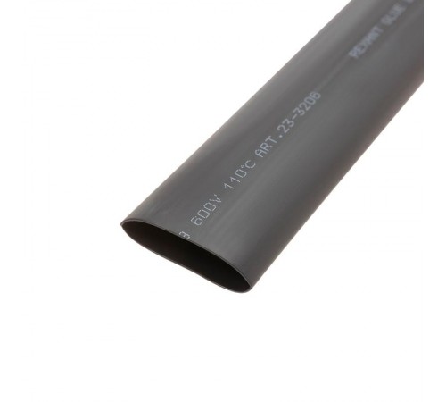 Термоусадочная трубка клеевая 32,0/8,0 мм, (4:1) черная, упаковка 5 шт. по 1 м  23-3206  REXANT