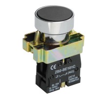 Кнопка управления LAY5-BA21 без подсветки черная 1з   BBT60-BA-K02  IEK