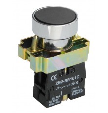 Кнопка управления LAY5-BA21 без подсветки черная 1з   BBT60-BA-K02  IEK