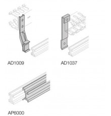 Кронштейн для перф. кабель-канала (4шт)1STQ009164A0000  ABB