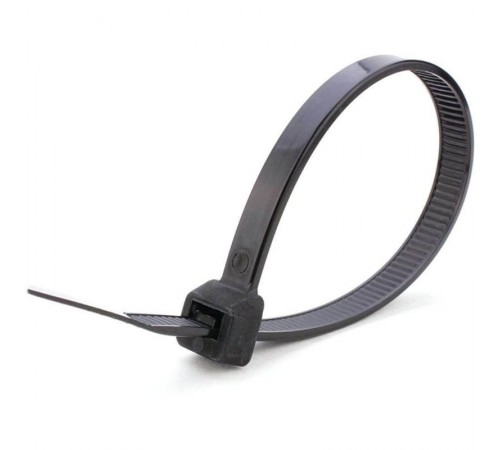 Хомут нейлоновый 2,5x200 мм, d пучка max 50мм, нагрузка 8 кг, черный (100шт в упак)  32776  STEKKER