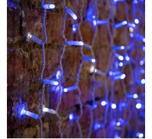 Гирлянда "Светодиодный Дождь" 2х1,5м, эффект мерцания, белый провод, 230 В, диоды СИНИЕ, 360 LED  235-223  NEON-NIGHT