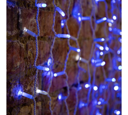 Гирлянда "Светодиодный Дождь" 2х1,5м, эффект мерцания, белый провод, 230 В, диоды СИНИЕ, 360 LED  235-223  NEON-NIGHT